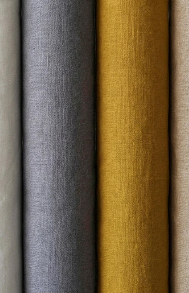 Himalayan Hemp Fabric: Naturally Dyed, 58" Wide, 238 GSM
