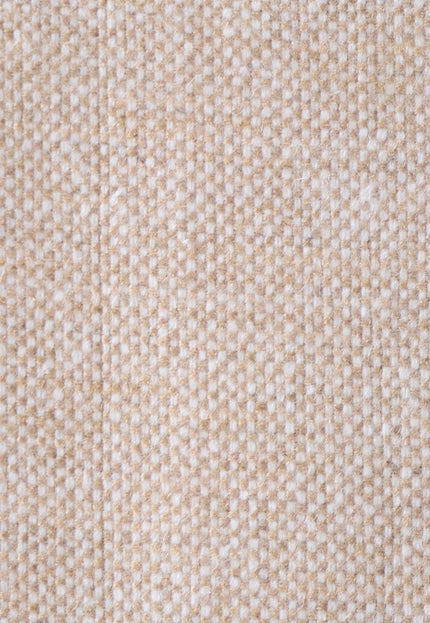 Yak Wool Tweed Fabric by the yard: Beige, 58" Wide, 353 GSM