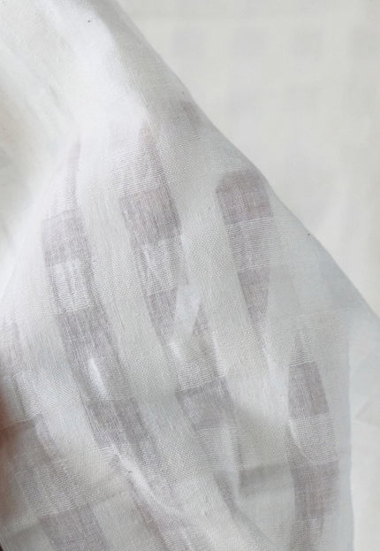 200-count Self-Checkered Bengal Muslin Cotton Fabric | 44" Wide | 90 GSM