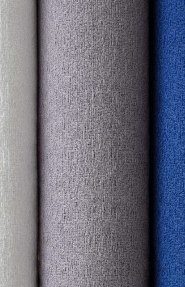 Zen Grid Weave Wool - Cotton Blended Fabric by the yard | 300 GSM | 54” Wide