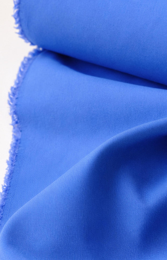 Powder Blue Cotton Drill Fabric by the Yard, 250 GSM Twill, 56" inches wide