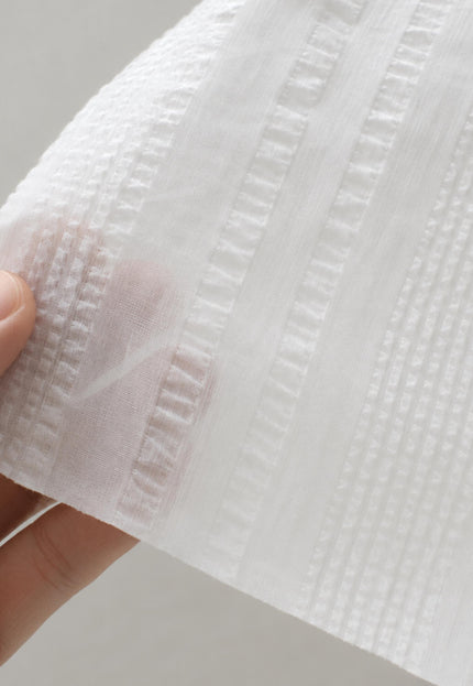 Cotton Seersucker Fabric — Lightweight | 58" Wide | 119 GSM