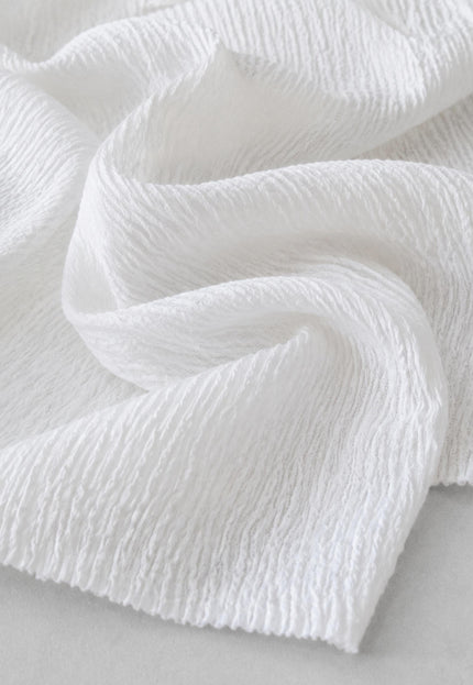 Bengal Handwoven Cotton Seersucker-Inspired Fabric, 45" Wide, 92 GSM