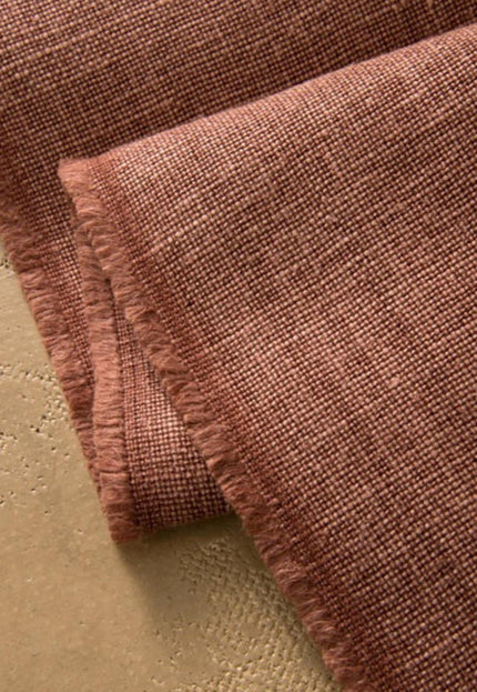 Naturally Dyed Handwoven Hemp Fabric | Heavyweight 380 GSM | 44" Wide