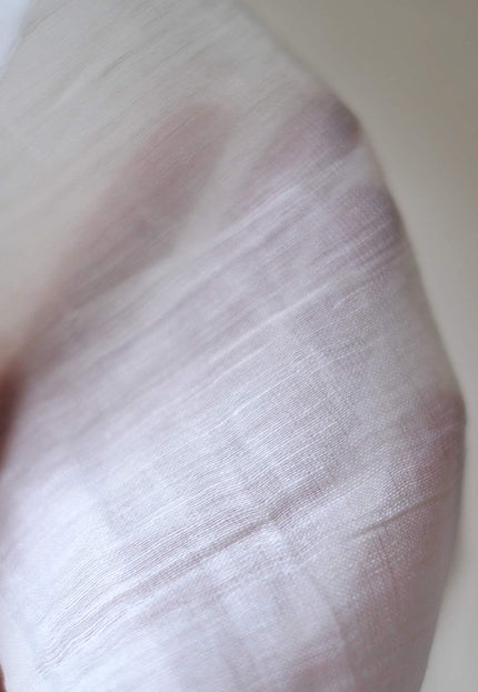 Handwoven Silk Linen Fabric, 128 GSM, 44" Wide
