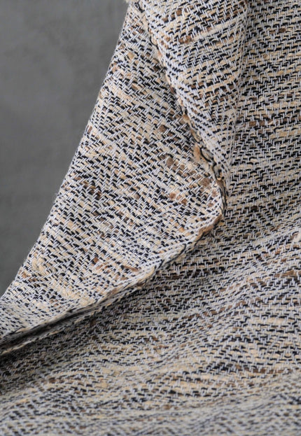 Undyed Wild Silk & Yak Wool Blend Fabric, 280 GSM, 44–45" Wide