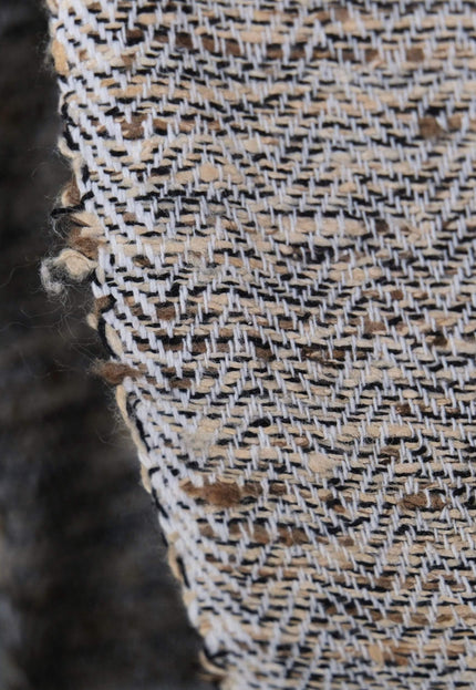 Undyed Wild Silk & Yak Wool Blend Fabric, 280 GSM, 44–45" Wide