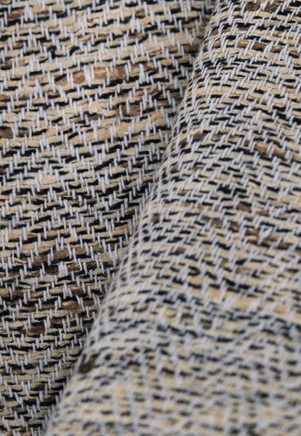 Undyed Wild Silk & Yak Wool Blend Fabric, 280 GSM, 44–45" Wide