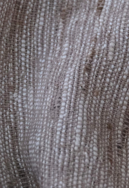 Handwoven Undyed Textured Wild Silk Fabric, 280 GSM, 45" Wide