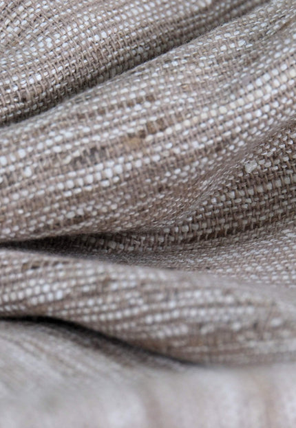 Handwoven Undyed Textured Wild Silk Fabric, 280 GSM, 45" Wide