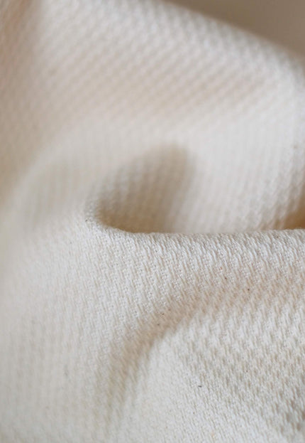 Shiro Trace Sashiko-Inspired Cotton Fabric, 250 GSM, 60" Wide