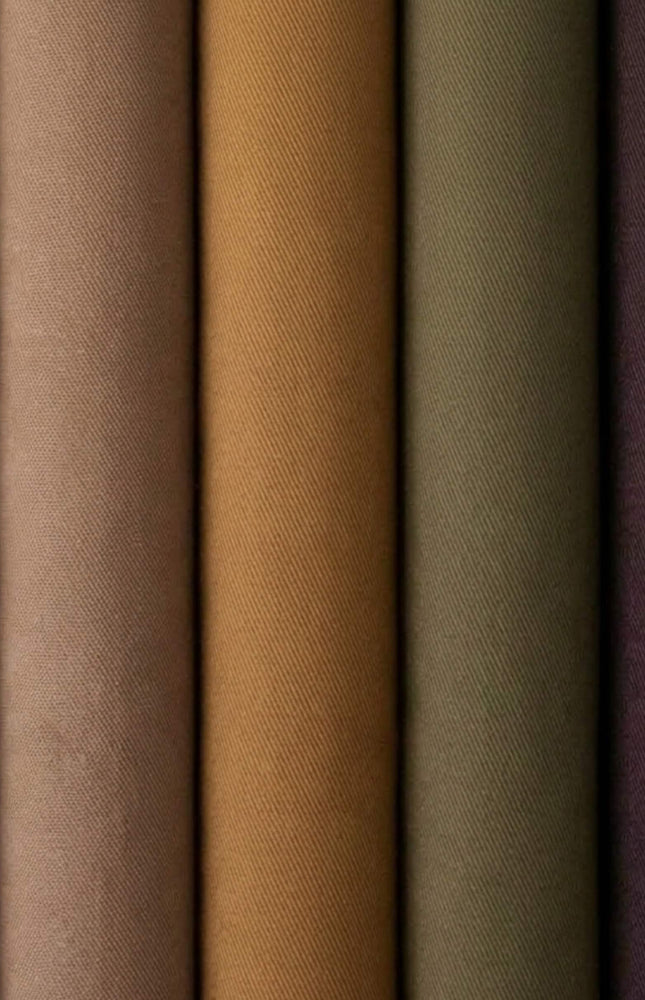 Mid-weight Cotton Twill Fabric, 58" Wide, 240 GSM
