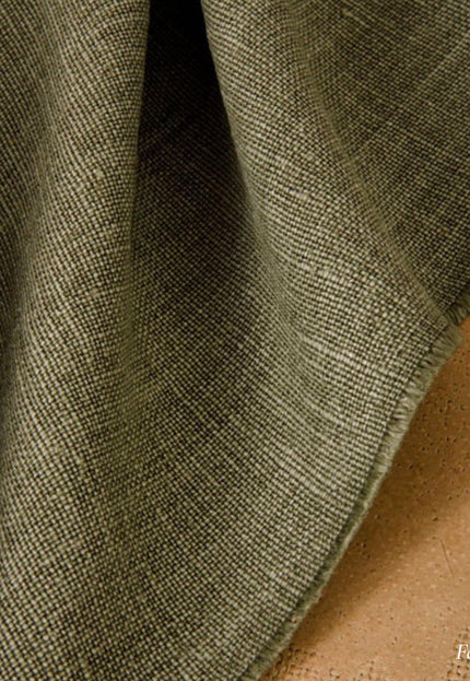 Naturally Dyed Handwoven Hemp Fabric | Heavyweight 380 GSM | 44" Wide