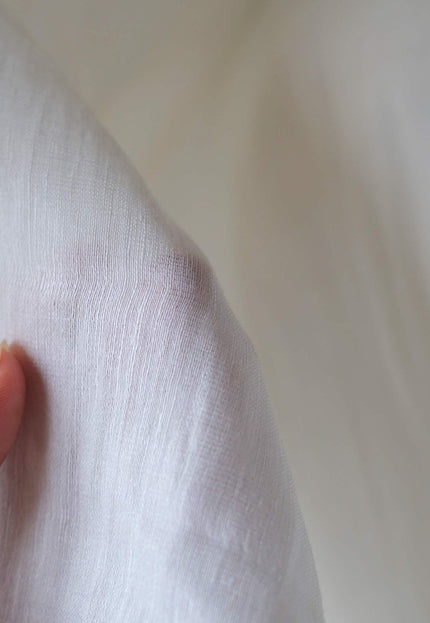 Handwoven Silk Linen Fabric, 128 GSM, 44" Wide