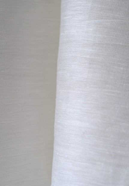Handwoven Silk Linen Fabric, 128 GSM, 44" Wide