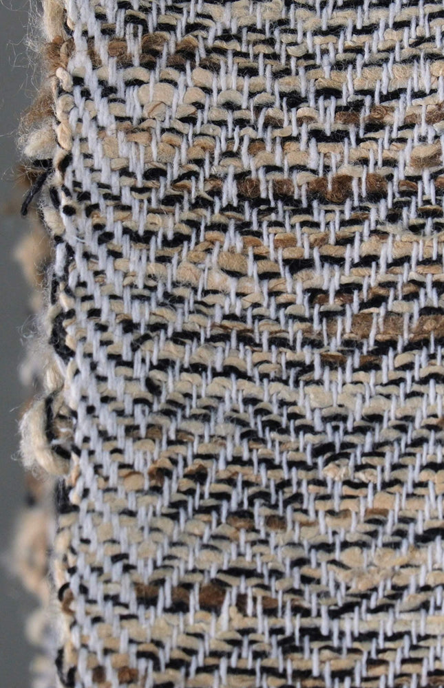 Undyed Wild Silk & Yak Wool Blend Fabric, 280 GSM, 44–45" Wide