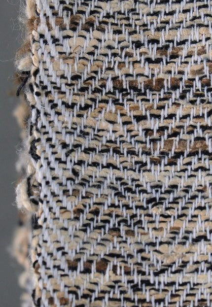 Undyed Wild Silk & Yak Wool Blend Fabric, 280 GSM, 44–45" Wide