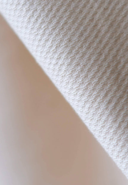 Shiro Trace Sashiko-Inspired Cotton Fabric, 250 GSM, 60" Wide