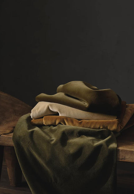 Cotton Velvet Fabric, 44" Wide, 270 GSM