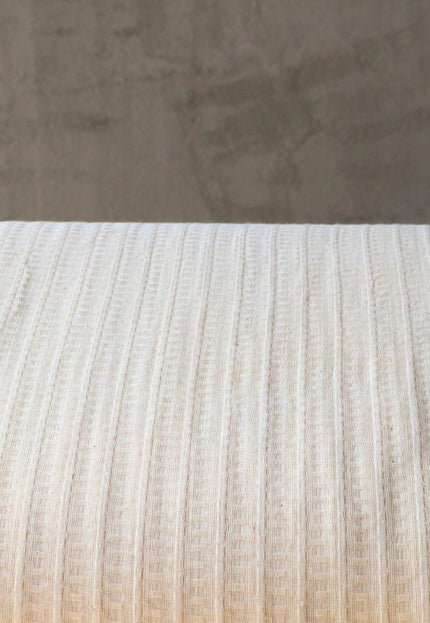 Bengal Handwoven Cotton Seersucker-Inspired Fabric, 45" Wide, 92 GSM