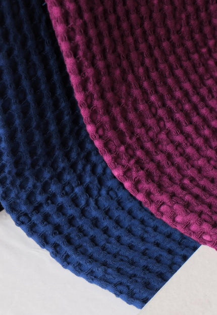 Pure Cotton Waffle Pique fabric, 58" wide, 277 GSM