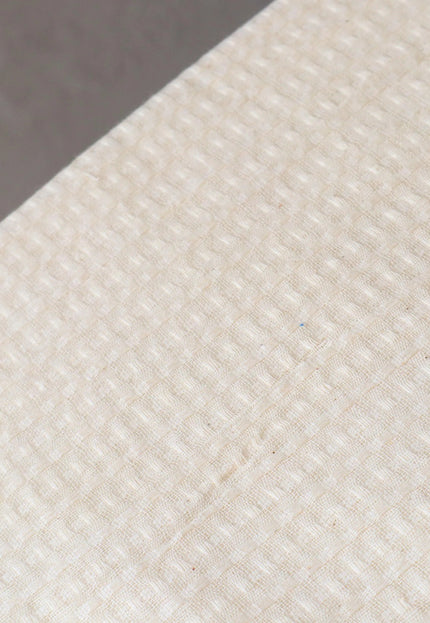 Bengal Handwoven Cotton Seersucker-Inspired Fabric, 45" Wide, 92 GSM