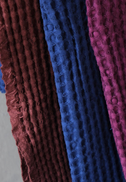 Pure Cotton Waffle Pique fabric, 58" wide, 277 GSM