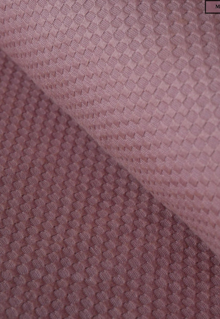 Pure Cotton Honeycomb Dobby fabric by the yard, 45" wide, 245 GSM