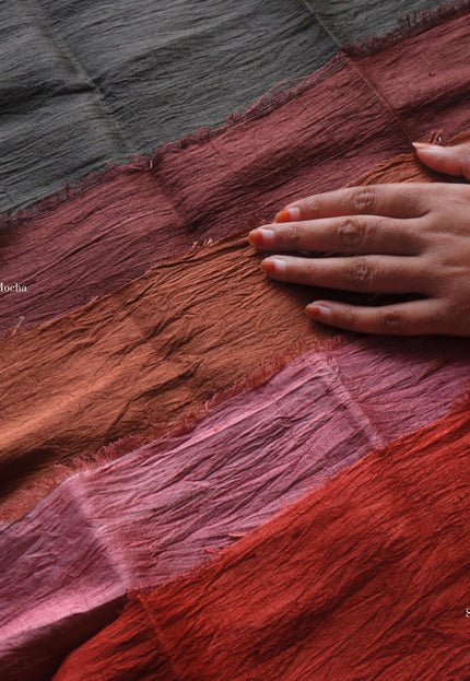 Raw Mulberry Dupion Silk Fabric | 44” Wide | 210 GSM | 26 Momme Silk