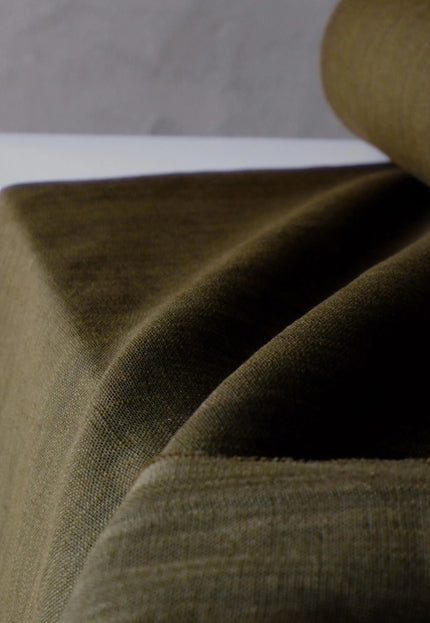 Handwoven Stinging Nettle Fabric: Plant-Dyed Textile, 50" Wide, 320 GSM