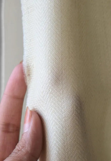 Heavyweight Merino Wool Herringbone Fabric, 390 GSM, 58” Wide