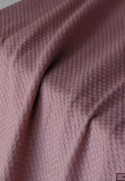 Pure Cotton Honeycomb Dobby fabric by the yard, 45" wide, 245 GSM